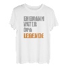Herren Ehemann Vater Opa Legende Vatertag Männer T-Shirt