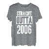 Straight Outta 2006 Geschenk 14. Geburtstag cooles Hip Hop T-Shirt