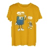 Diskette Und USB Vater Und Sohn Nerd Geek Computer T-Shirt
