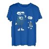 Diskette Und USB Vater Und Sohn Nerd Geek Computer T-Shirt