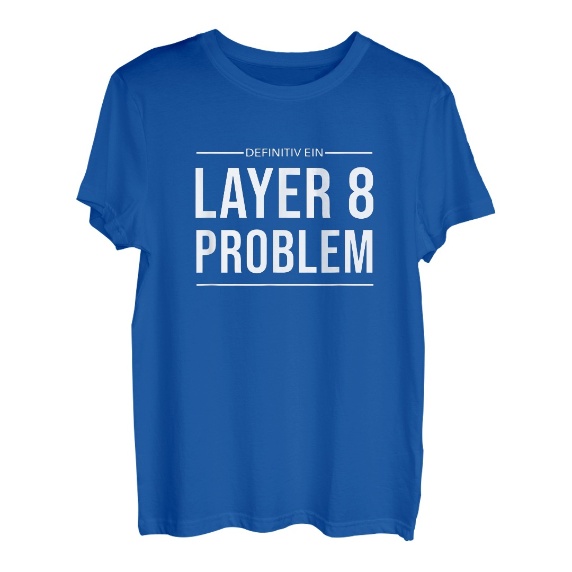 Spezialist für Layer 8 Probleme Lustiger Computer' Männer Premium T-Shirt