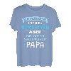 Baby Kind versuche zu benehmen komme nach Vater Papa Junge T-Shirt