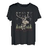 Ugly Christmas Jagd Jäger Weihnachtsmann Neujahr Hirsch Jagd T-Shirt