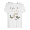 Ugly Christmas Jagd Jäger Weihnachtsmann Neujahr Hirsch Jagd T-Shirt