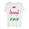 Herren First Christmas As A Dad Schwangerschaft verkünden Weihnachtsmann T-Shirt