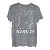 Jesus The Devil Saw Me With My Head Down (auf der Rückseite) T-Shirt