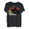 Vintage Katze 80er Jahre Retro Stil für Katzenliebhaber, Katzenmutter, Katzenvater T-Shirt