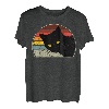 Vintage Katze 80er Jahre Retro Stil für Katzenliebhaber, Katzenmutter, Katzenvater T-Shirt