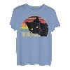 Vintage Katze 80er Jahre Retro Stil für Katzenliebhaber, Katzenmutter, Katzenvater T-Shirt