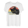 Vintage Katze 80er Jahre Retro Stil für Katzenliebhaber, Katzenmutter, Katzenvater T-Shirt
