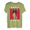 Herren Albanischer Papa mit Baby 1. Vatertag Albanien Shqiptar Baba T-Shirt