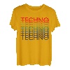 Herren Bisexual Gay Queer Trans LGBTQ Rainbow Music I Love Techno T-Shirt
