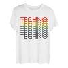 Herren Bisexual Gay Queer Trans LGBTQ Rainbow Music I Love Techno T-Shirt