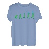 Herren Werdender Vater Geschenk lustiges Evolution Papa Retro T-Shirt