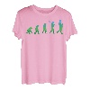 Herren Werdender Vater Geschenk lustiges Evolution Papa Retro T-Shirt