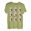 Herren Deus Vult Gott Will Es Kreuzzug T-Shirt I Helm Mittelalter