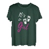 Damen Schwangerschaft Verkündung T-Shirt It's a Girl Geschenkidee