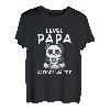 Herren Level Papa freigeschaltet Panda Babyankündigung Gamer Vater T-Shirt
