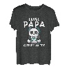 Herren Level Papa freigeschaltet Panda Babyankündigung Gamer Vater T-Shirt