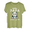 Herren Level Papa freigeschaltet Panda Babyankündigung Gamer Vater T-Shirt