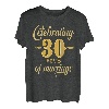 Feiern Sie den 30. Hochzeitstag zum 30. Hochzeitstag T-Hapfox