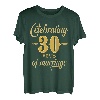 Feiern Sie den 30. Hochzeitstag zum 30. Hochzeitstag T-Hapfox