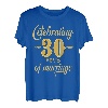 Feiern Sie den 30. Hochzeitstag zum 30. Hochzeitstag T-Hapfox