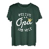 Herren Bester Opa Der Welt Vatertagsgeschenk Vatertag Dad T-Shirt