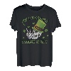 St. Patrick's Hat Skeleton Dead Inside But Feelin' Lucky T-Shirt