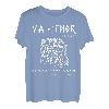 Herren VATHOR Wie ein Vater nur viel Mächtiger Vatertag Vintage T-Shirt