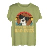 Best Beagle Hund Hunde Welpe Retro Papa Vater Dad Geschenk T-Shirt