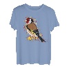 Stieglitz Vogel Singvogel Vogelfreund Vogelbeobachter T-Shirt