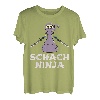 Schach Ninja Schachbrett Schach Design Chess Ninja Schach T-Shirt