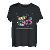 Retro Boombox 1990er Jahre Baby Made in 90s Geboren in 1990 T-Shirt