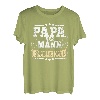 Papa Der Mann Der Alles Kann Vater Papa Lustiges Vatertag T-Shirt