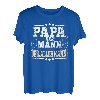 Papa Der Mann Der Alles Kann Vater Papa Lustiges Vatertag T-Shirt