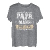 Papa Der Mann Der Alles Kann Vater Papa Lustiges Vatertag T-Shirt