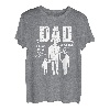 Herren Papa Söhne erster Held Töchter Liebe zum Vatertag T-Shirt