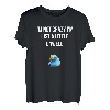 Verrückte Retro Blue Duck ICH BIN NICHT VERRÜCKT ICH BIN NUR EIN BISSCHEN UNWOHL T-Shirt