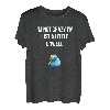Verrückte Retro Blue Duck ICH BIN NICHT VERRÜCKT ICH BIN NUR EIN BISSCHEN UNWOHL T-Shirt