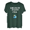 Verrückte Retro Blue Duck ICH BIN NICHT VERRÜCKT ICH BIN NUR EIN BISSCHEN UNWOHL T-Shirt