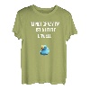 Verrückte Retro Blue Duck ICH BIN NICHT VERRÜCKT ICH BIN NUR EIN BISSCHEN UNWOHL T-Shirt