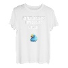 Verrückte Retro Blue Duck ICH BIN NICHT VERRÜCKT ICH BIN NUR EIN BISSCHEN UNWOHL T-Shirt