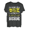 Herren Ich habe zwei Titel Vater und Stiefvater und ich rocke beide T-Shirt