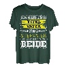 Herren Ich habe zwei Titel Vater und Stiefvater und ich rocke beide T-Shirt
