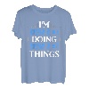 Herren I'm Hannes Doing Hannes Things Vornamen Spruch Geschenk T-Shirt