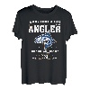 Angler Opa Fischer T-Shirt Angelrute Angeln Hobby Geschenk