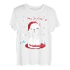 Weihnachten Kätzchen mit Bart und Santa's Mütze süße Katze T-Shirt