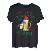 Herren Mein erstes Weihnachten als Papa Bierglas T-Shirt