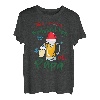 Herren Mein erstes Weihnachten als Papa Bierglas T-Shirt